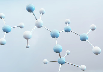Science background with molecule or atom, Abstract structure for Science or medical background.