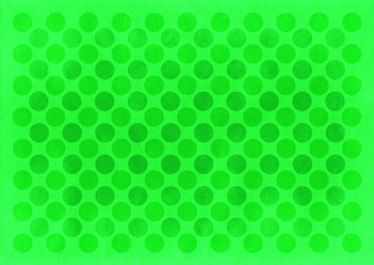 Vintage green circles pattern