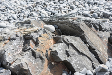 rocks and stones along the coast