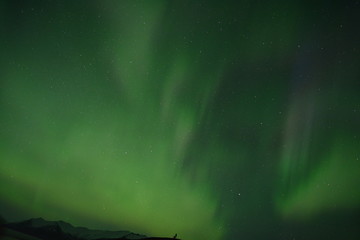 Aurora borealis in Iceland