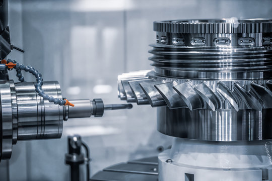 Metalworking CNC milling machine.
