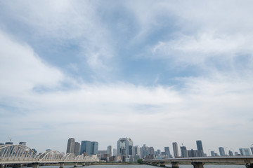 Fototapeta premium 大阪 都市風景