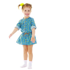 Surprised little girl