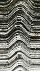 old cement roof sheet texture