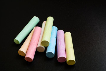 Colorful crayons