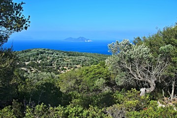 Greece,island Ithaki-view of the island Atokos