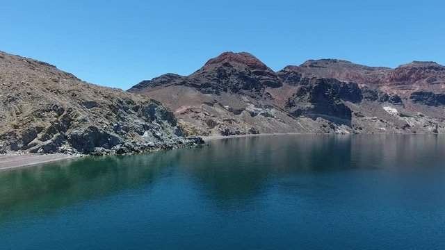 Aerial shots from La Paz bay, Baja California Sur, Mexico.