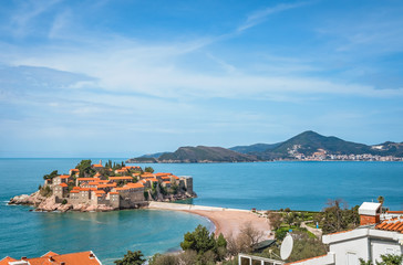 Fototapeta premium Historical Sveti Stefan old town
