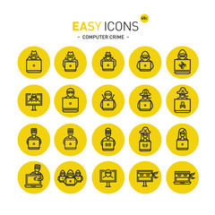 Easy icons 45c Computer crime