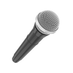 3d rendering microphone isolated