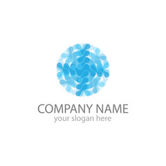 Business circle logo template