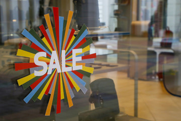 Sale signs - shopping concept