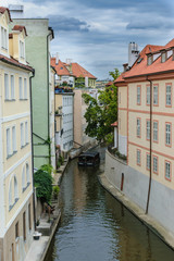 Fototapeta na wymiar Chertovka Canal in Prague / Prague Venice