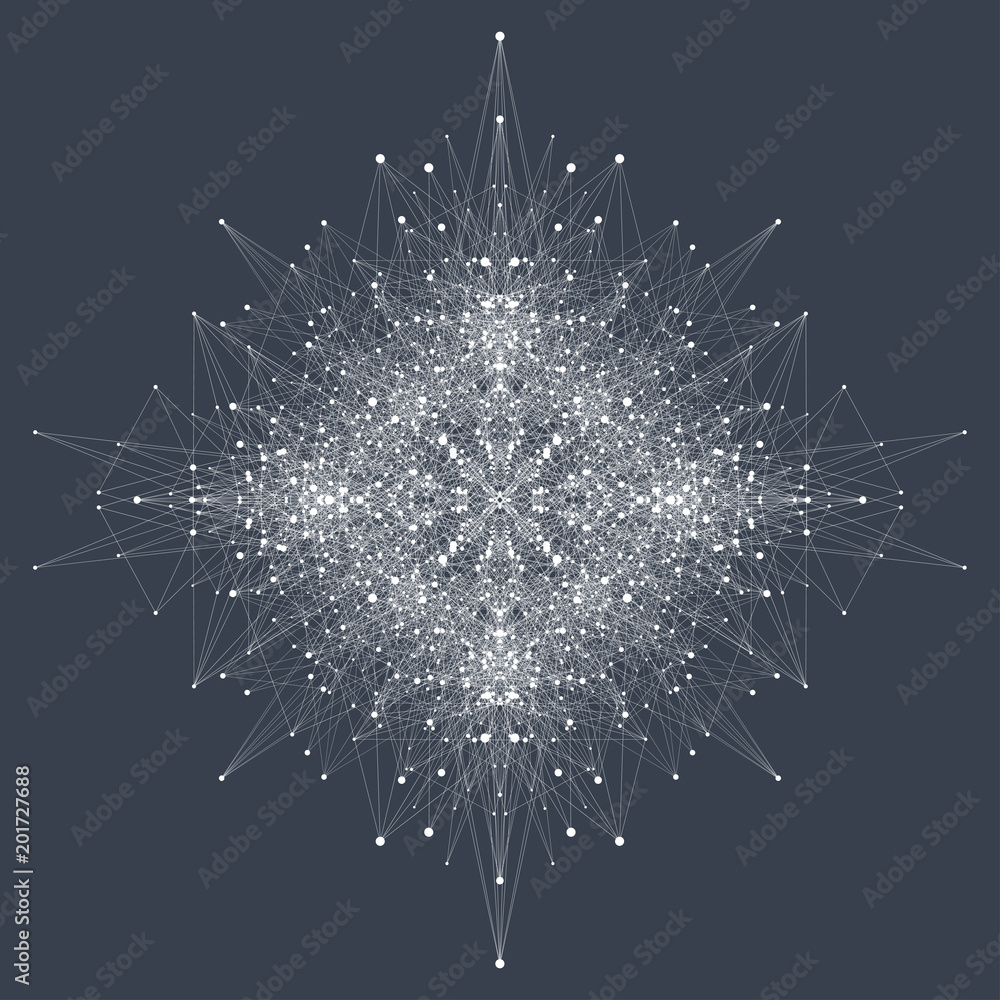 Aufkleber Artificial Intelligence Logo. Artificial Intelligence and Machine Learning Concept. Vector symbol AI. Neural networks and another modern technologies concepts. Technology sci-fi concept