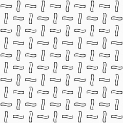 Abstract seamless pattern. Repeating geometric tiles with wavy lines.