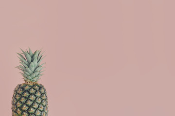 Art view of fresh pineapple