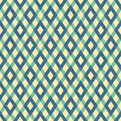 Abstract seamless pattern with color rhombuses.