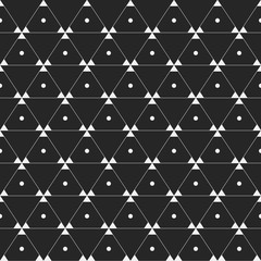 Seamless pattern with triangles.