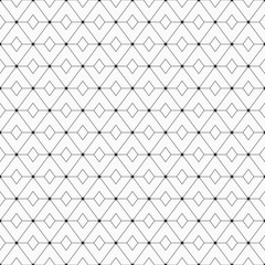 Fototapeta premium Geometric pattern with rhombuses.