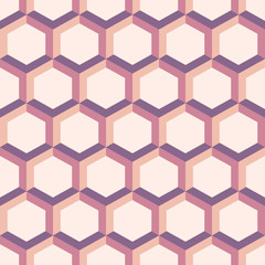 Abstract patterns from colorful hexagons.