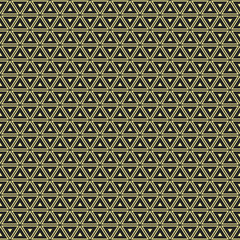 Seamless color pattern with triangles.