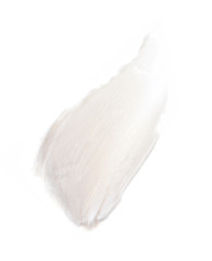 Beautiful matte make up base in abstract shape on background