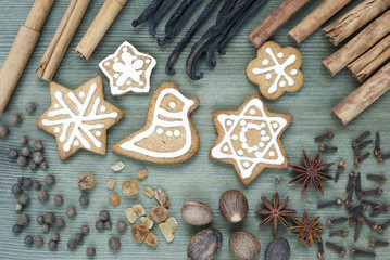 Gingerbreads, spices