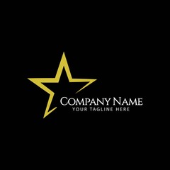 Obraz premium Star Logo Vector Template Design Illustration