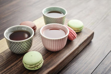Different kinds of macaroons