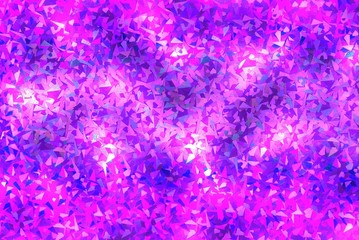 Abstract geometric background. Fractals. Pattern with multicolored geometric shapes