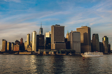 Fototapeta premium Big city is shining 