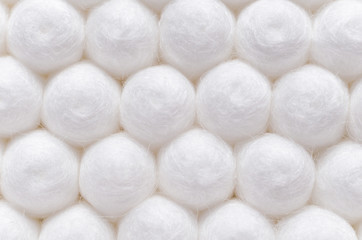 Fototapeta na wymiar Cotton sticks close-up background texture