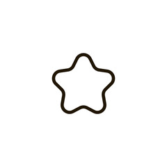 star icon. sign design