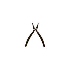 plier icon. sign design