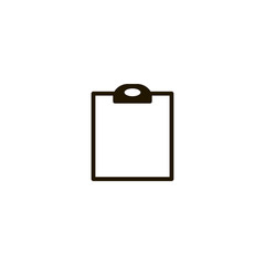 clipboard icon. sign design