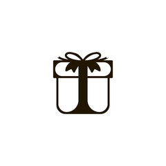 gift icon. sign design