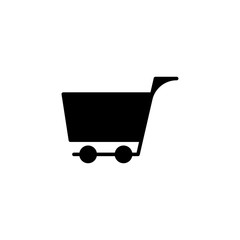 shopping cart icon. sign design