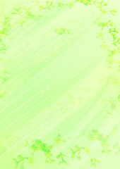 Abstract green floral background. Bright fresh natural backdrop. Dreamy eco green bg image.