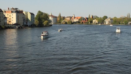 Obraz premium Die Dahme in Berlin-Köpenick