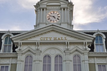 Fototapeta na wymiar Exterior of City Hall building