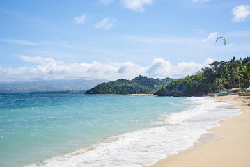 Ilig Iligan idyllic beach in Boracay, Philippines