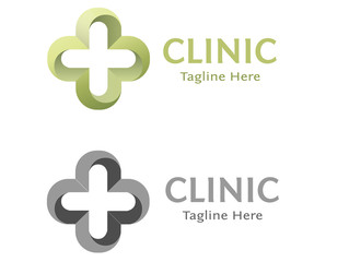 Obraz premium Clinic Hospital Logo