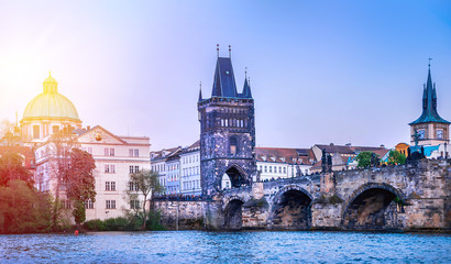 Obraz premium Prague is the capital of the Czech Republic, the European state. Historical sights.