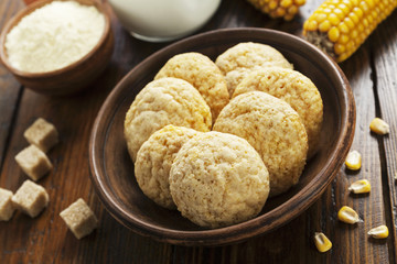 Homemade сorn cookies