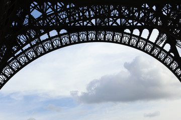 Эйфелева башня в Париже, фрагмент