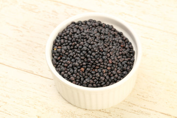 Black lentils