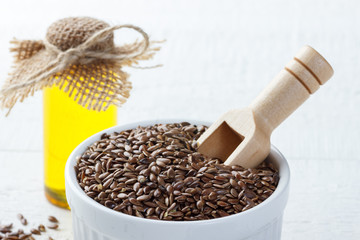 Flax seed and linseed oil