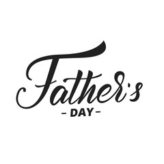 Fathers Day. Trendy lettering logo for Father's Day