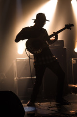 Guitariste silhouette