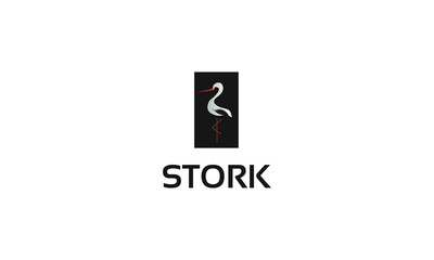 Obraz premium Stork logo
